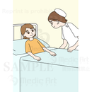 An inpatient and a nurse1