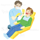 The man during a dentistry medical exaamination