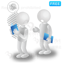 3D white human being who is devoted to his world.