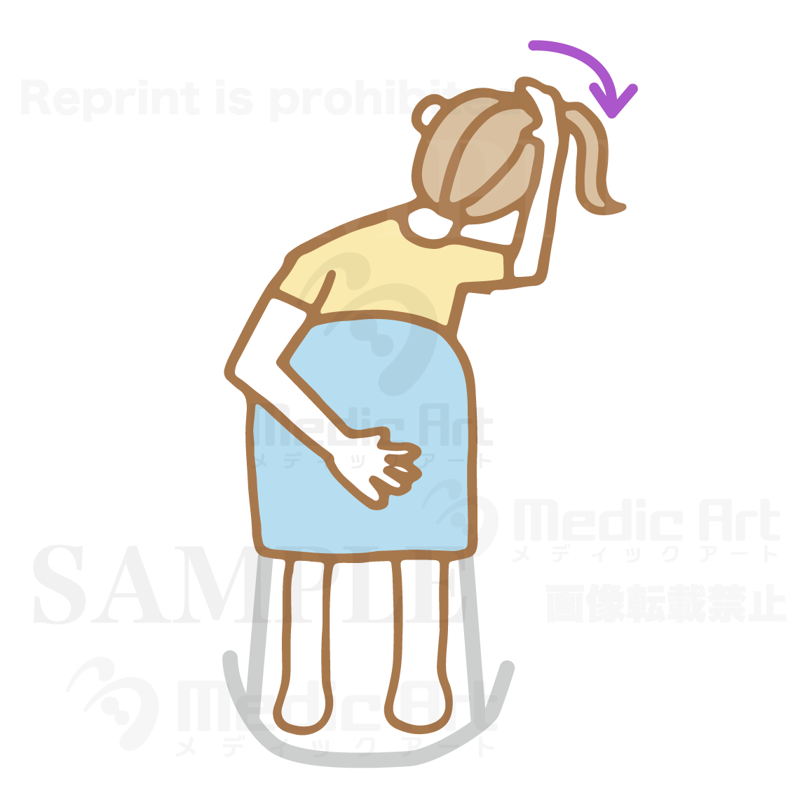 ワークタイムののストレッチ4：背中から首編