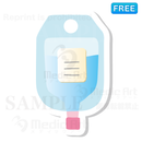 Lovely buttun icon of transfusion /F3