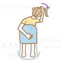 Stretch12(stretch4: for from the back to the neck on time)