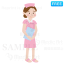  Nurse to hand an interview vote to the patient./F1