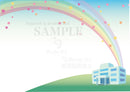 Rainbow and hospital