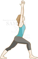 戦士（英雄）のポーズ［ヨガ］