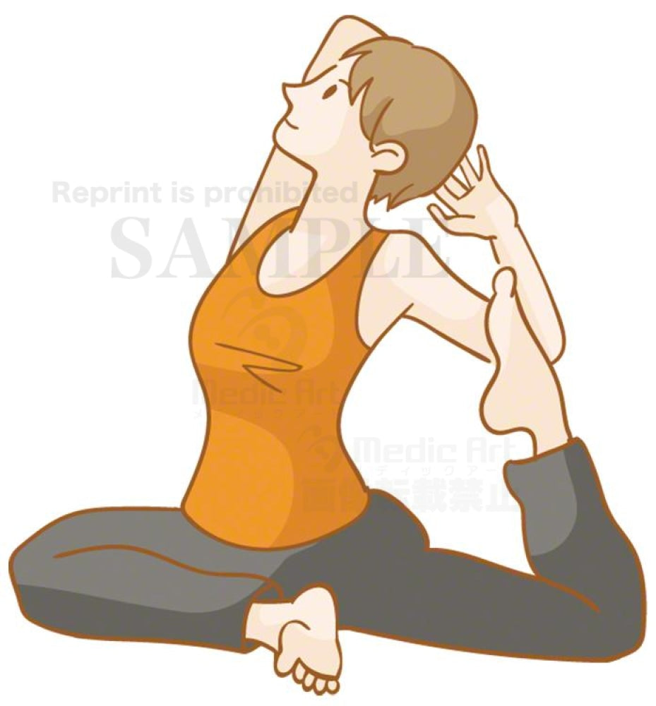 はとのポーズ［ヨガ］