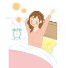 The woman who got up