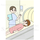 A patient examined whole-body CT scan