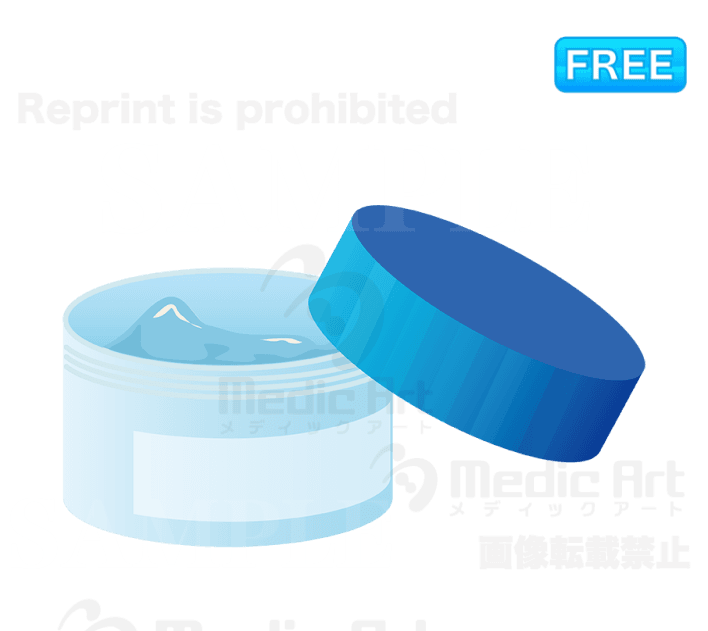 容器に入った軟膏