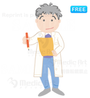 メモを取る医師