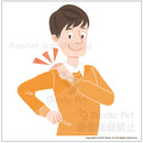 肩こりが最近なくなった男性