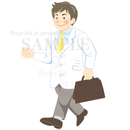 Doctor during a visit medical examination