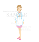 患者さんを出迎える女医