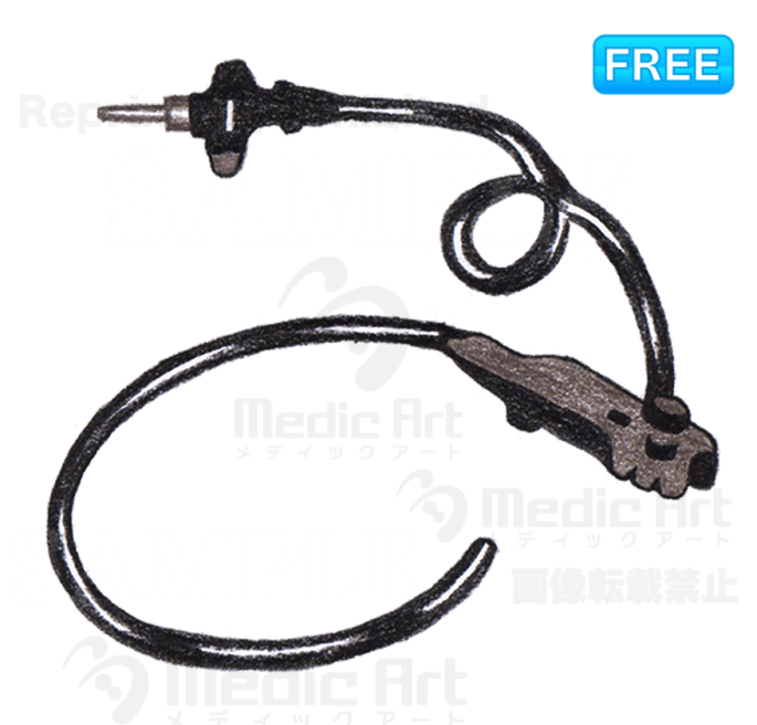 手描き風の内視鏡