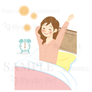 The woman who got up